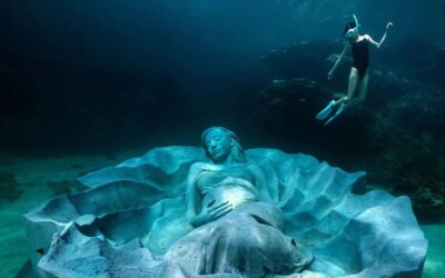 Œuvre d&rsquo;art sous-marine au Japon : un trésor océanique captivant